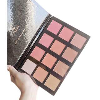 Bảng má hồng chuyên nghiệp Vacosi 12 ô  66BP BLUSH - phấn má hồng chuyên nghiệp