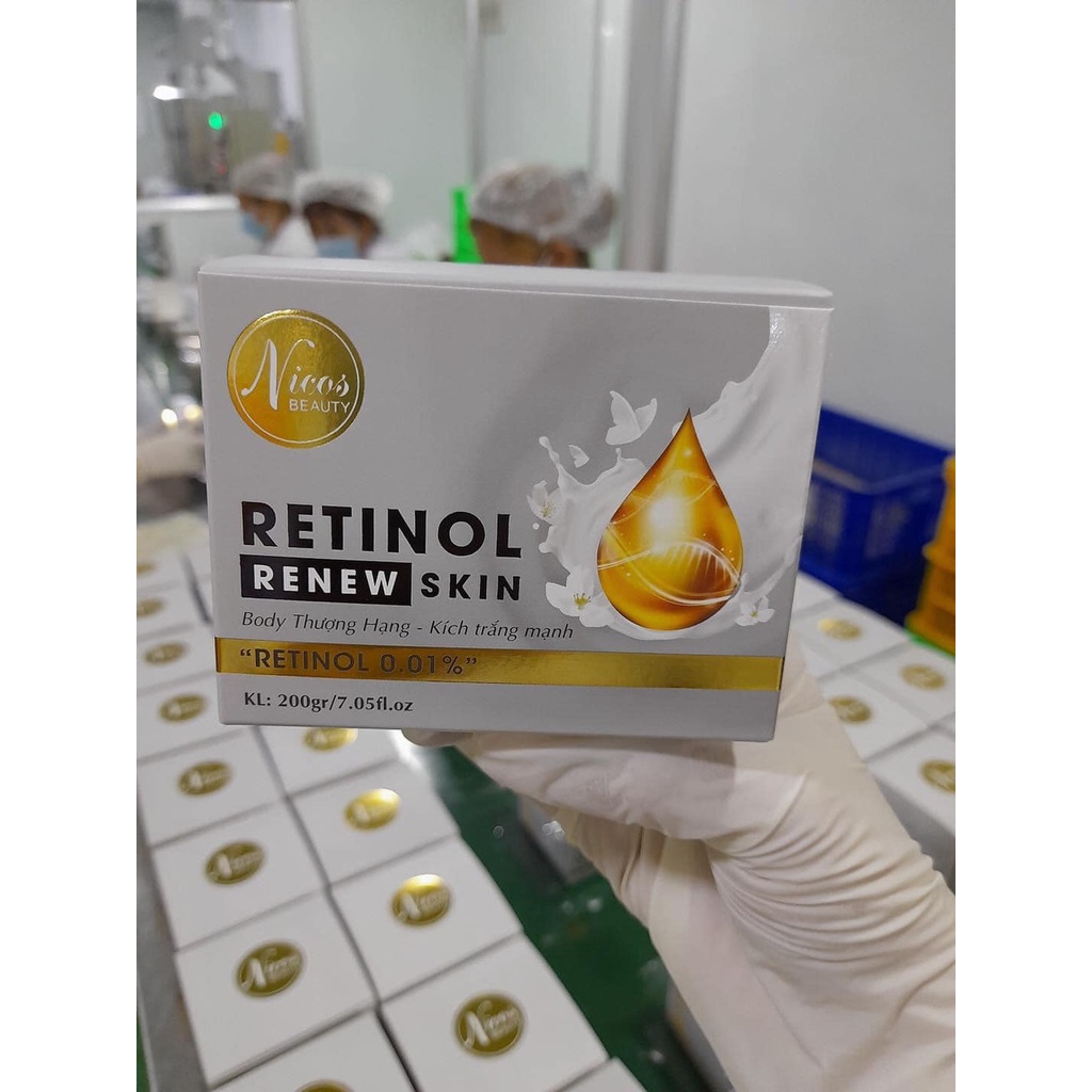 Kem Body Retinol Nicos Thanh Nhi, Dưỡng Trắng Da Toàn Thân