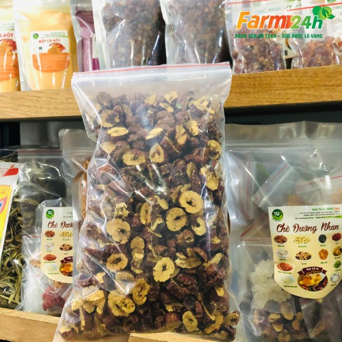 Táo đỏ cắt lát, nguyên liệu nấu chè dưỡng nhan, bồi bổ sức khỏe, an thần ngủ ngon, thanh nhiệt tự nhiên | Farm24h