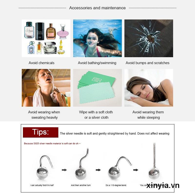 Hoa Tai Mạ Bạc 925 Hình Hoa tulip Xinh Xắn Cho Nữ