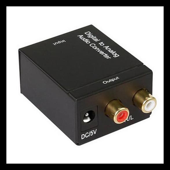 Bộ Chuyển Đổi Avpro Dac Coaxial & Toslink Sang Rca Với 2 Cáp Màu Đen