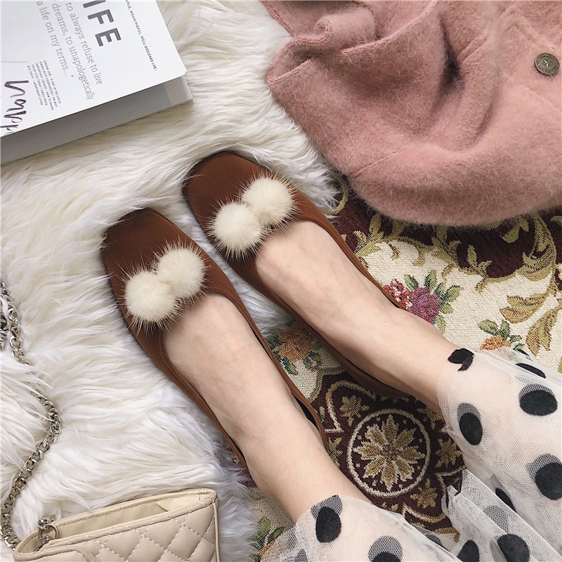 Giày búp bê nhựa bông