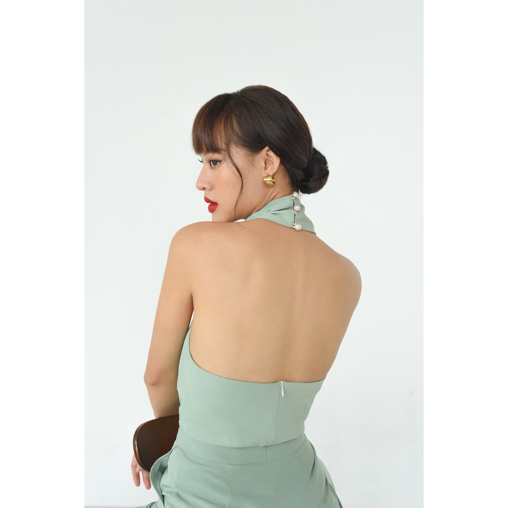 Emwear Áo Cổ Yếm Công Sở Cho Nữ Thời Trang Hiện Đại Sang Chảnh Dễ Phối Đồ
