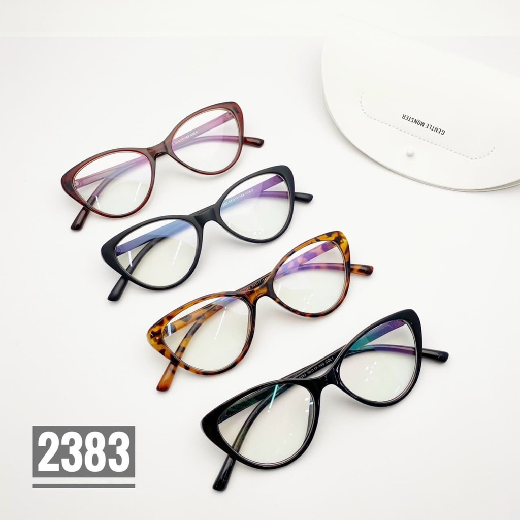 Gọng kính cận mắt mèo dẻo Chilistore Kính cận thời trang Nam nữ 2383