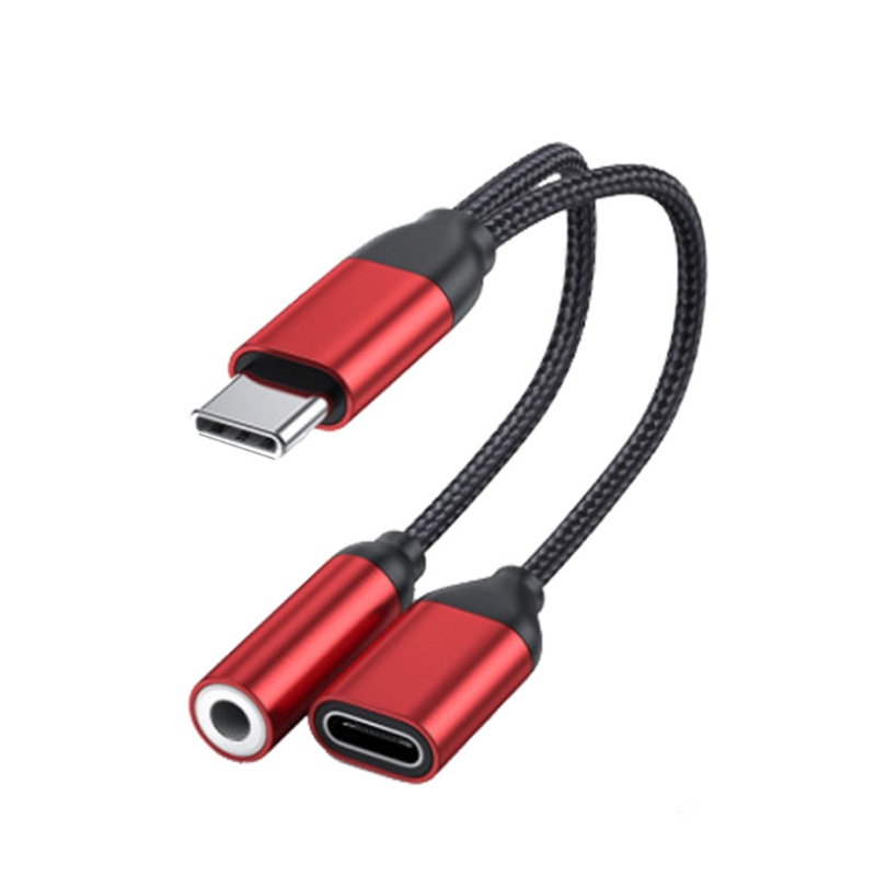 Đầu Chia Cổng Sạc USB C Sang Cổng Tai Nghe 3.5mm Kèm Cổng Sạc USB C PD 3.0 Tiện Dụng