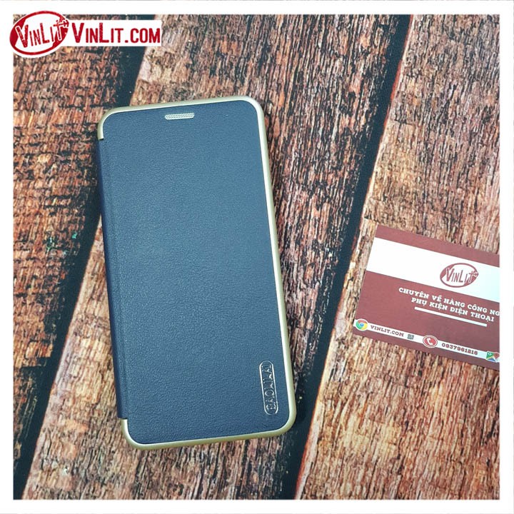 Bao da Oppo F9 cao cấp chống sốc (xanh đen) OF9180918A1