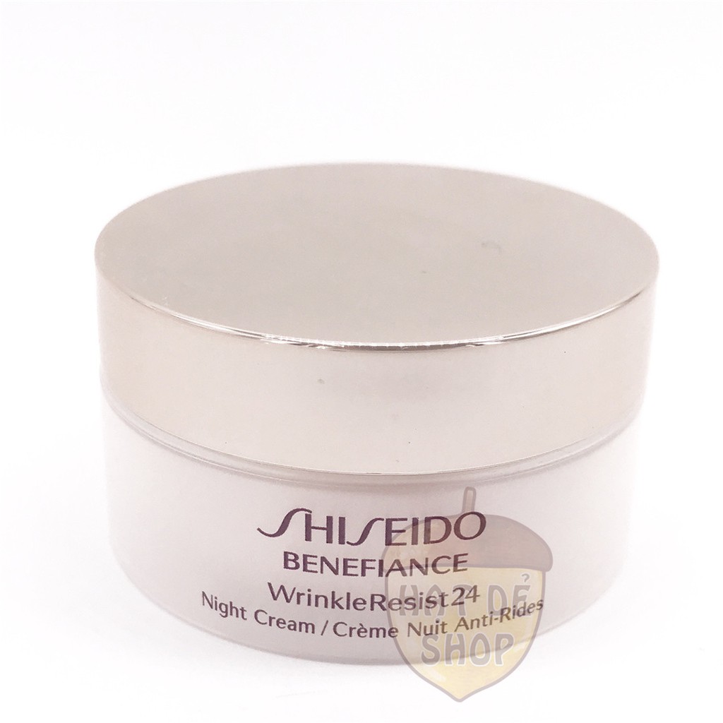 Shiseido Kem Dưỡng Đêm Chống Lão Hóa BENEFIANCE. WrinkleResist24 Night Cream 18ml-Hàng Chính hãng