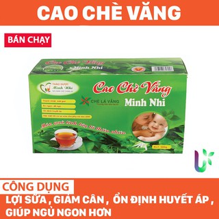 Cao Chè Vằng Minh Nhi Lợi Sữa Giảm Cân Ổn định huyết áp Ngủ ngon dạng miếng MCV25