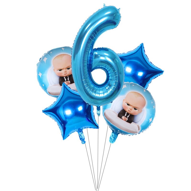 Set 5 Bong Bóng Trang Trí Tiệc Sinh Nhật Cho Bé
