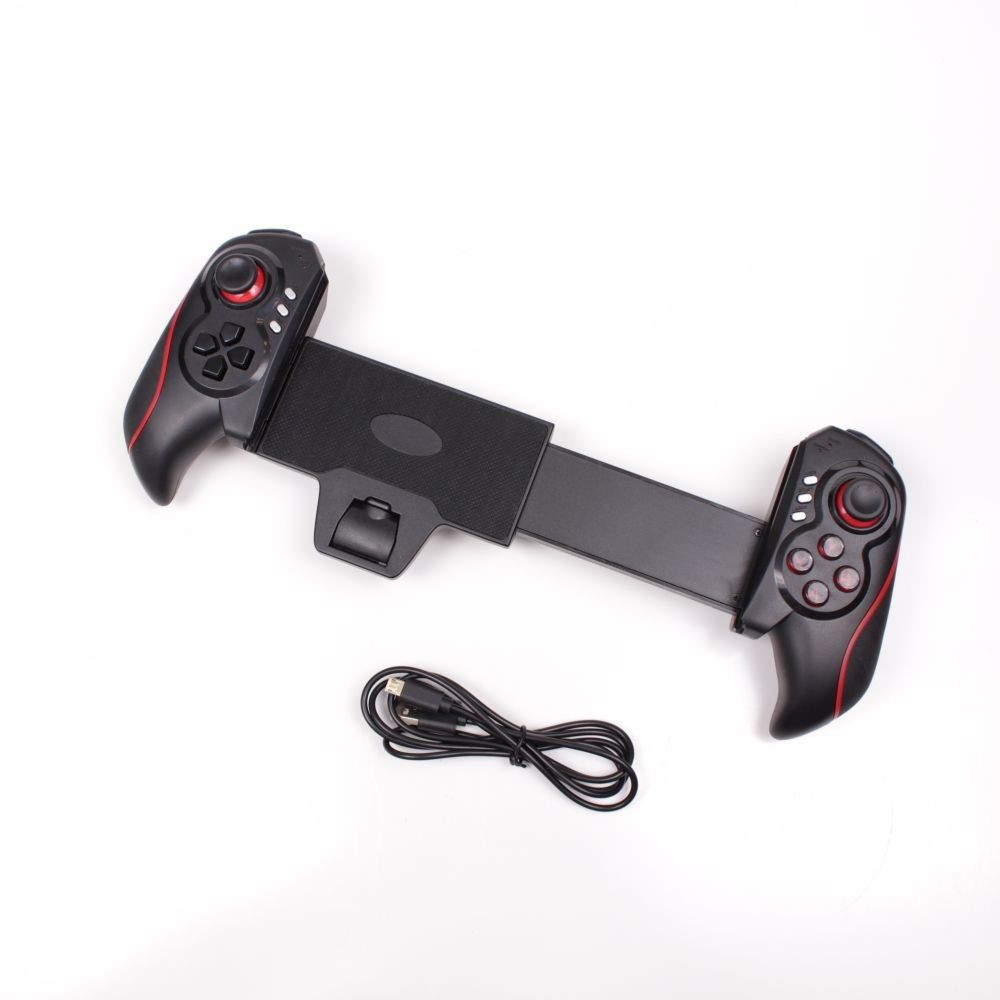 TAY CẦM CHƠI GAME , TAY BẤM GAMEPAD ĐIỆN THOẠI SAITAKE STK 7003 BLUETOOTH MÀU ĐỎ ĐEN