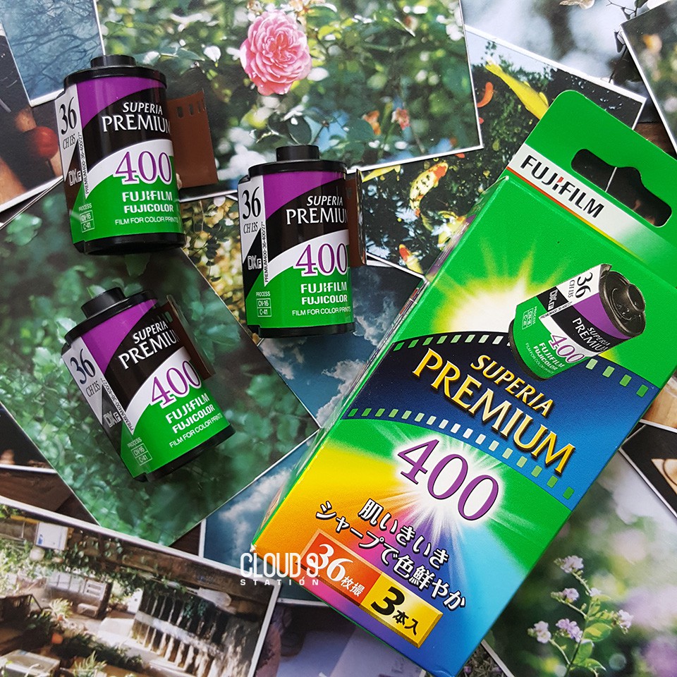 Fuji Superia Premium 400 - 36 kiểu ( outdate - date 10/ 2020 )
