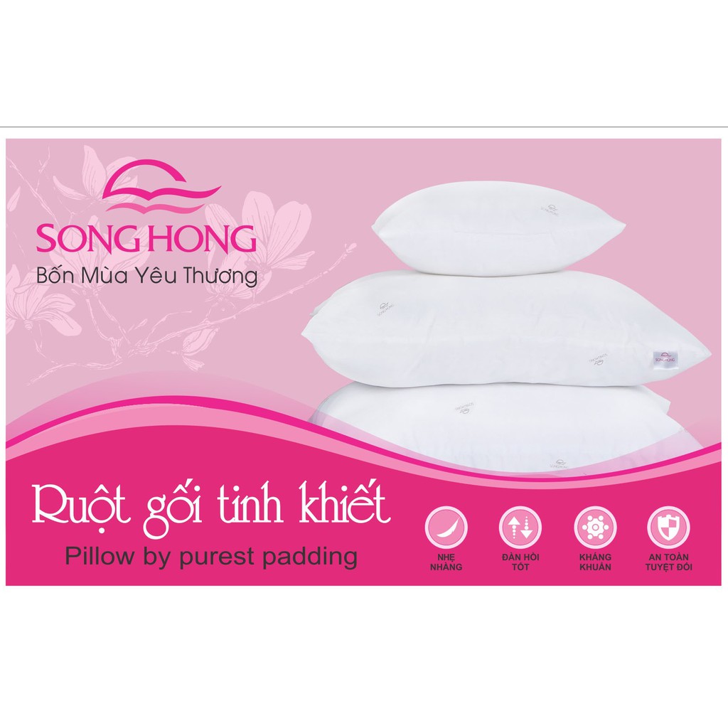 Ruột gối Sông Hồng 45cm x 65cm