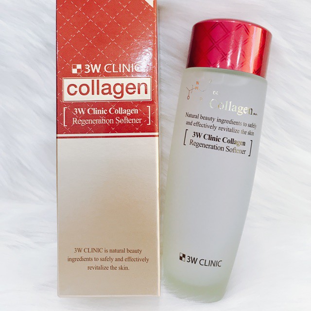 Nước hoa hồng săn chắc ngừa lão hó 3W Clinic Collagen 150ml