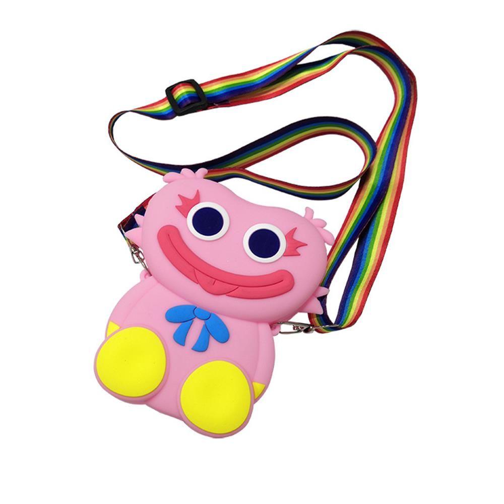 Eutus Huggy Wuggy Túi Đeo Vai Đựng Đồ Chơi Fidget Spinner Màu Sắc Xanh Lam Hồng