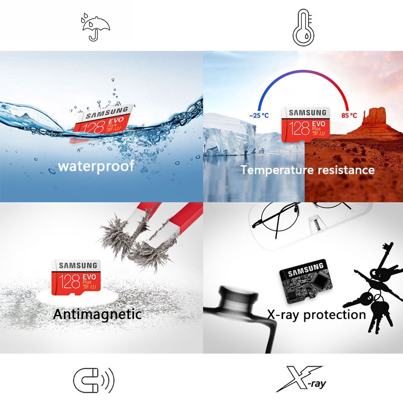 Thẻ nhớ Micro Sd cấp 10 tốc độ 100mb / S Tf U3 4k 512gb 256gb 128gb | BigBuy360 - bigbuy360.vn