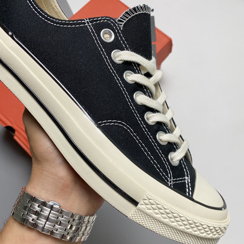 Giày Converse 1970 Low Black  - Hype Sneaker | Phiên bản 1:1 chuẩn.