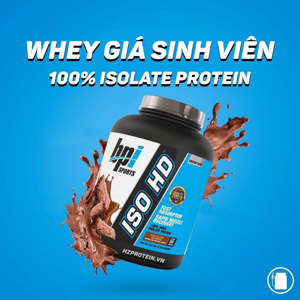 ISO HD ISOLATE PROTEIN - SỮA WHEY HỖ TRỢ TĂNG CƠ BẮP (5 LBS)