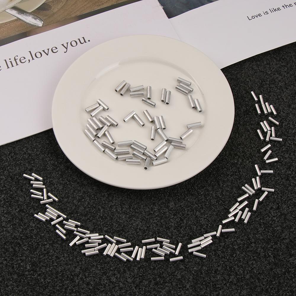 WONDER Set 100 Ống Dây Câu Cá Bằng Nhôm Chất Lượng Cao