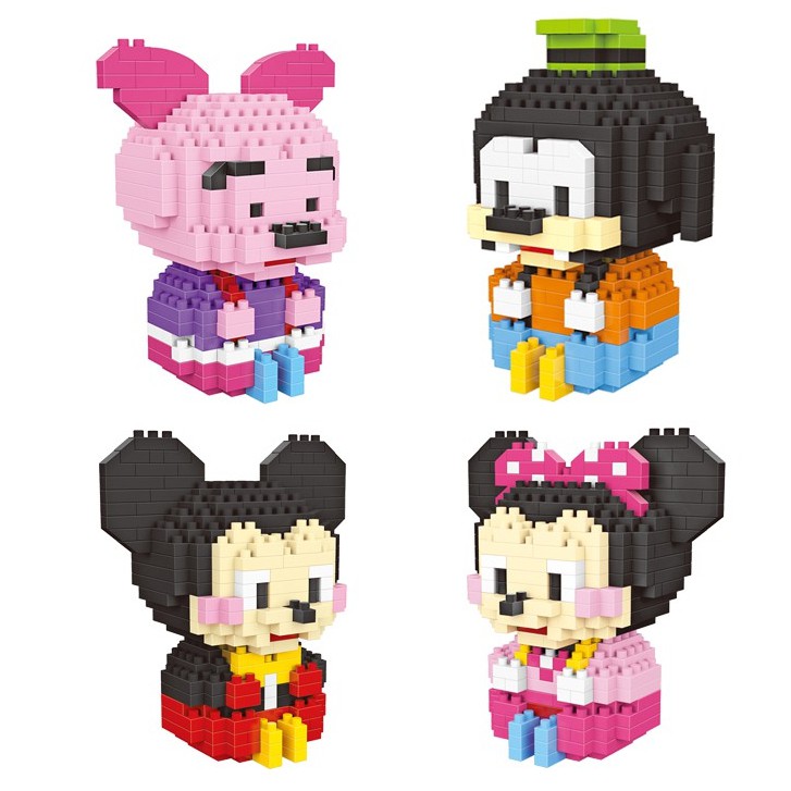 Bộ đồ chơi lắp ráp các chi tiết hình vịt Donald ngộ nghĩnh cho bé