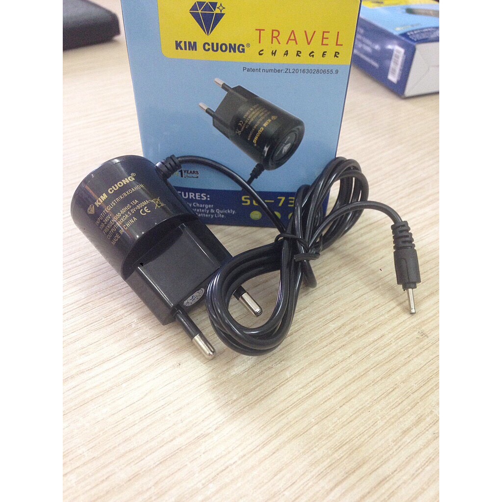 Sạc nokia chân nhỏ sạc cho những dòng máy nokia 1202-1280..... - chính hãng KIM CƯƠNG