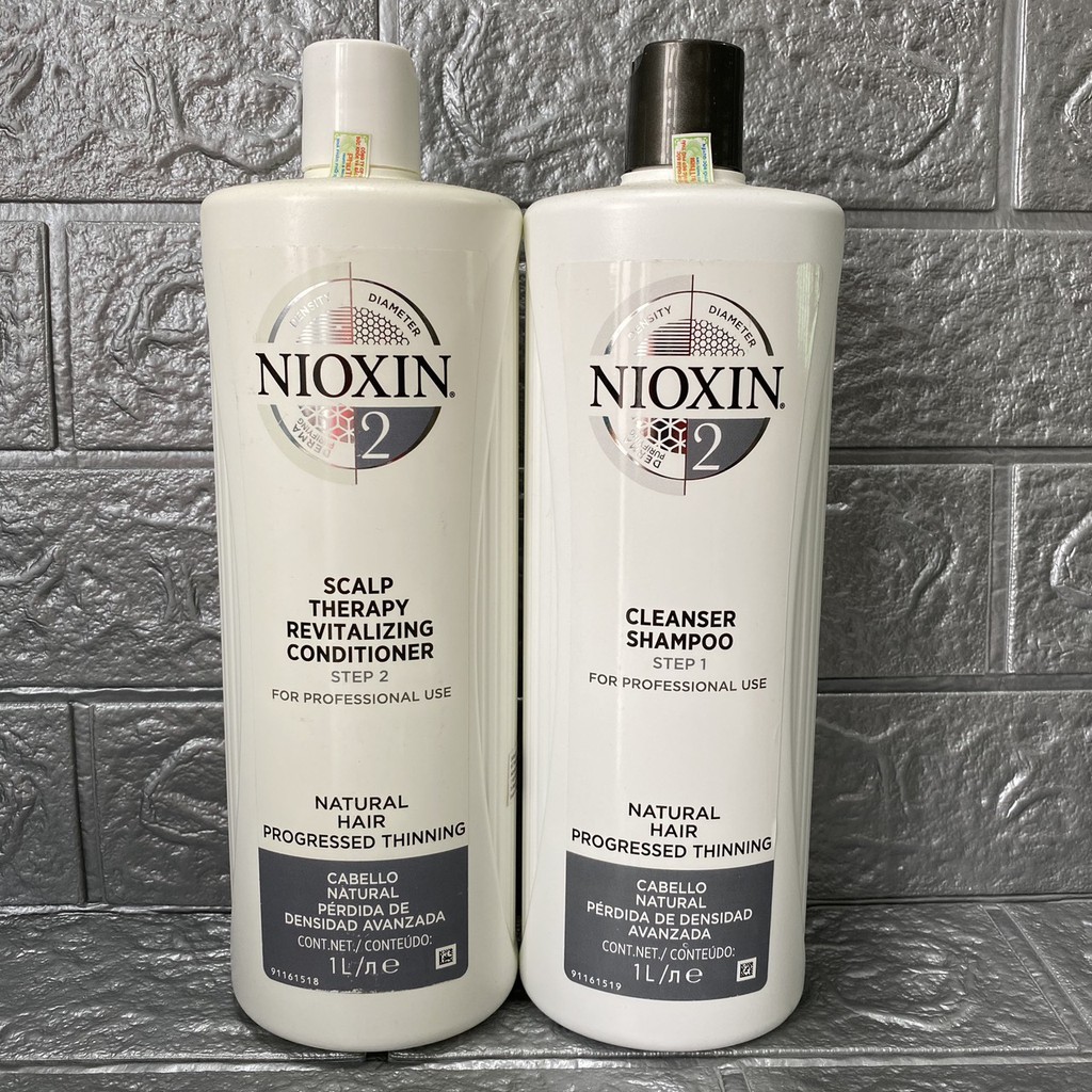 Dầu xả chống rụng tóc Nioxin System 2 Conditioner 1000ml ( New 2019)