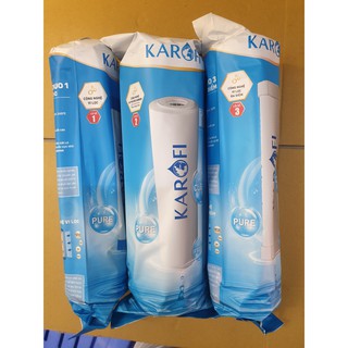 COMBO 4 LÕI LỌC NƯỚC HIỆU KAROFI ( 2 lõi số 1, 1 lõi 2, 1 lõi 3)