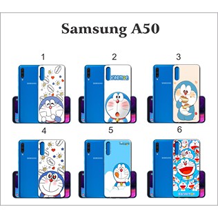 Ốp lưng dẻo Samsung A50 in hình Doraemon