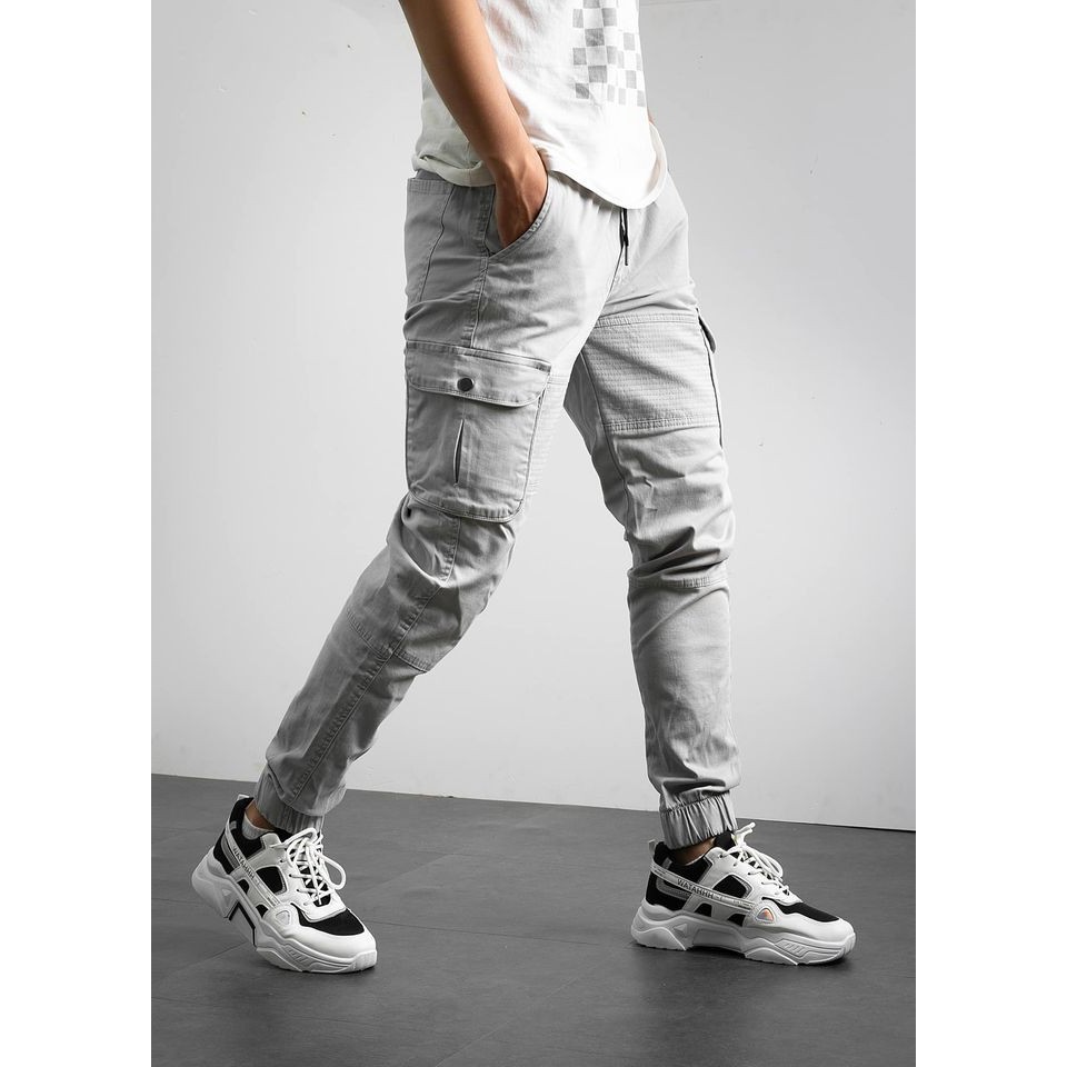 Quần Jogger KaKi Túi Hộp