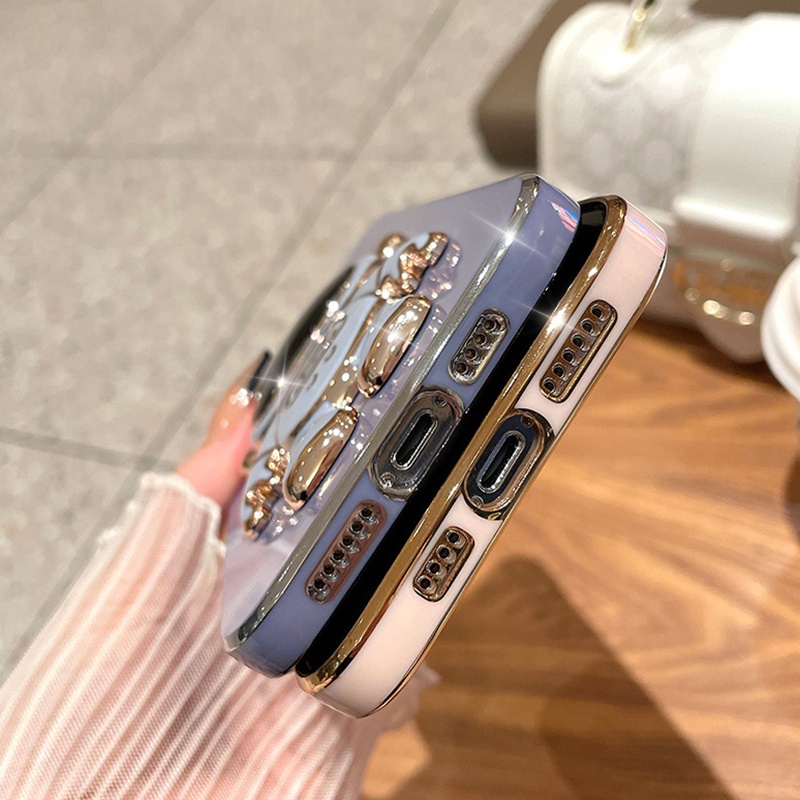 Ốp Điện Thoại Có Giá Đỡ Hình Phi Hành Gia Cho iPhone 11 Pro MAX XS MAX XR XS X 8 7 6S 6 Plus SE2020