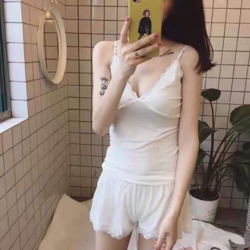 Bộ Hai Dây Tăm Viền Ren Loại Đẹp | BigBuy360 - bigbuy360.vn