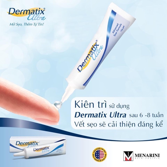 ✅ Kem Làm Mờ Sẹo Dermatix Ultra Advanced Scar Formula Gel 7g