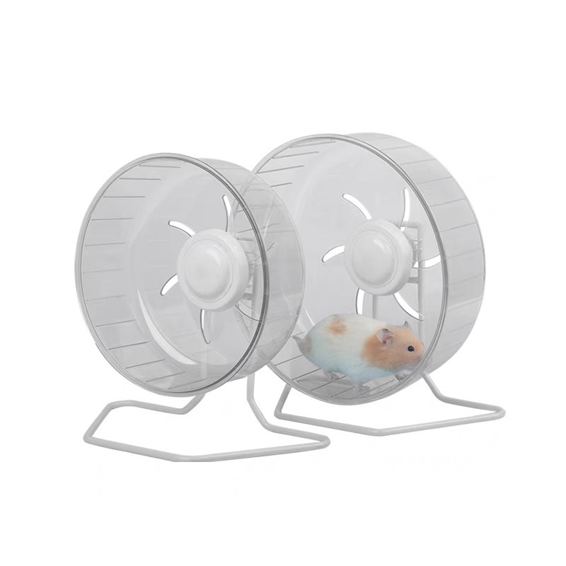 wheel trong suốt hãng BOER (hàng xịn xò) cho hamster/ sóc/ nhím/ dumbo/ rat