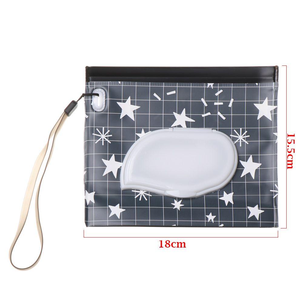 NIUYOU Túi Đựng Khăn Giấy Ướt Nắp Lật Dễ Thương Thời Trang Cho Bé