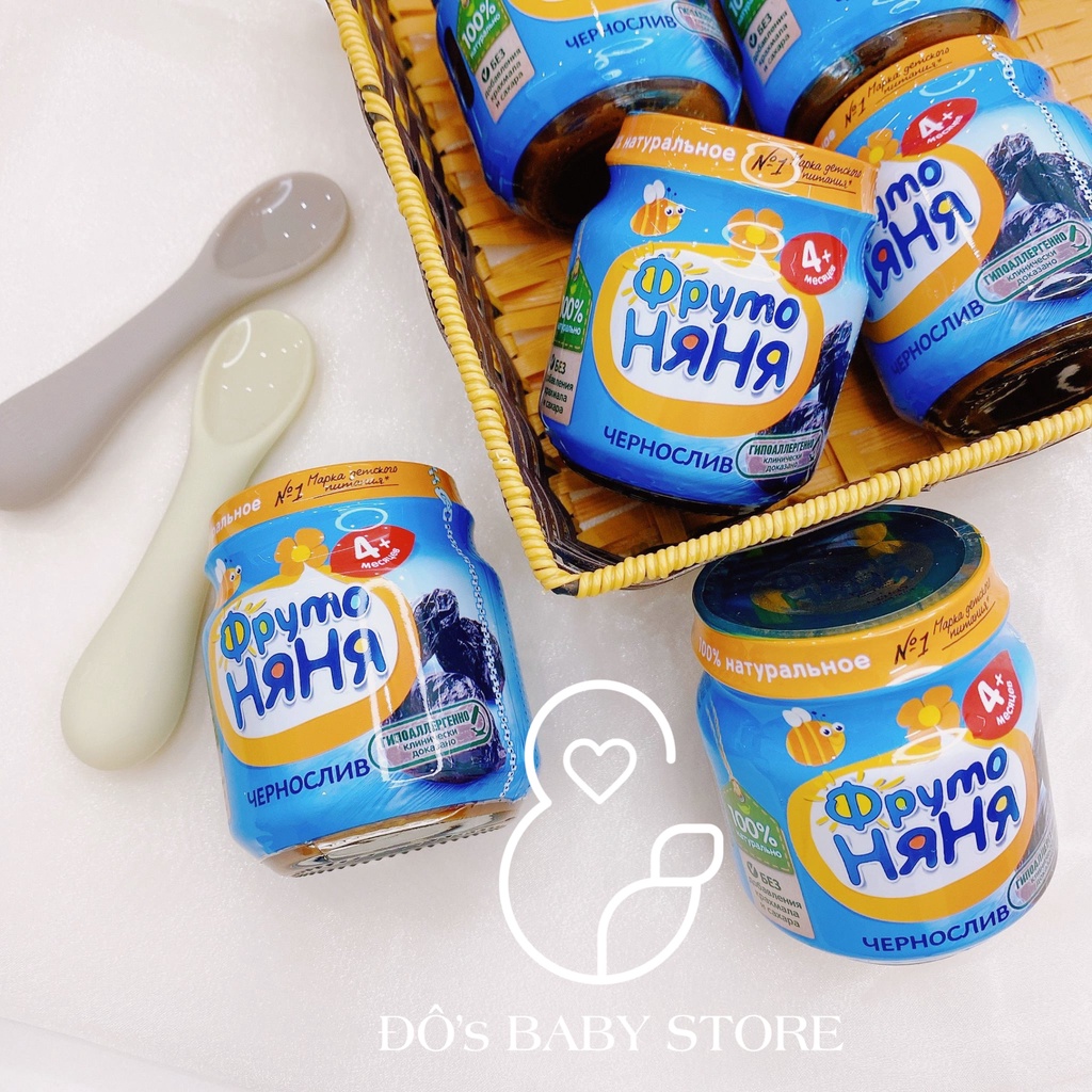 Mận đen nghiền Fruto Nga chống táo bón [ Date mới nhất 2023 ]