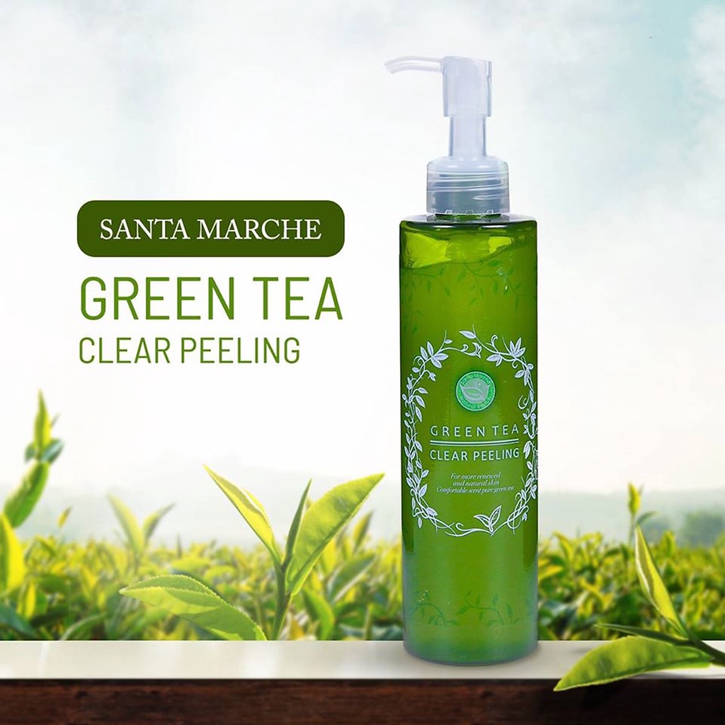 Gel Tẩy Da Chết Trà Xanh GREEN TEA Làm Sạch Sâu 200ml - SAKUKO