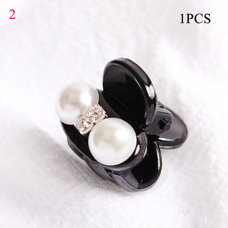 1PC Fashion Pearls Crystal Rhinestone Mini Hair Claw Hair Clip Hair Accessories