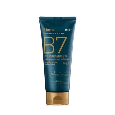Cặp dầu gội xả thảo dược Biotin B7 Welcos forest B7 anti Hair Loss Shampoo, Hair Loss treatment 2 x 200ml