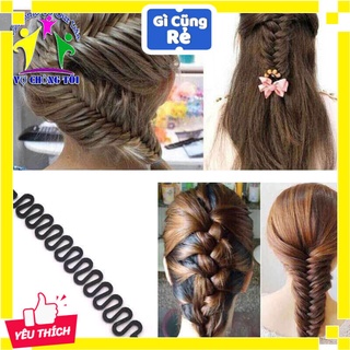 Phụ kiện tóc nữ, dụng cụ tết tóc đuôi sam, thắt bính xương cá, tết bím cho bé gái - thương hiệu Vợ Chồng Tôi