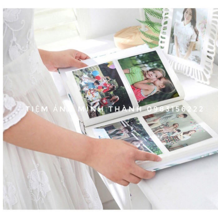 Album 13x18 đựng 200 ảnh bìa 3D nổi