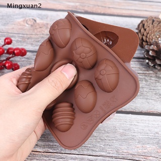 Khuôn Silicone Làm Bánh 15 Ô Hình Trứng Phục Sinh Mingxuan2