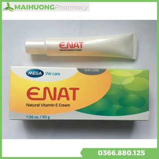 [Chính Hãng] ENAT Nature Vitamin E tuýp 30gr ,Có tác dụng giữ ẩm tối ưu cho da, mờ các vết nhăn trên da do da quá khô.