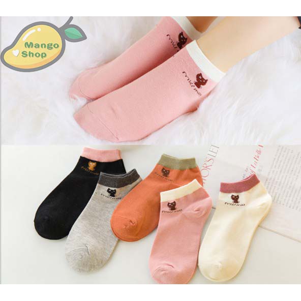 Combo 5 đôi tất mèo miu miu chất đẹp