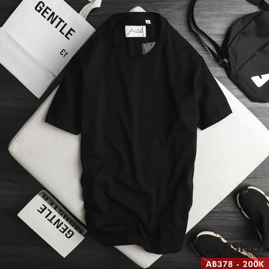 ÁO PHÔNG NAM ĐƠN GIẢN THUN COTTON CAO CẤP QSHOP AB378