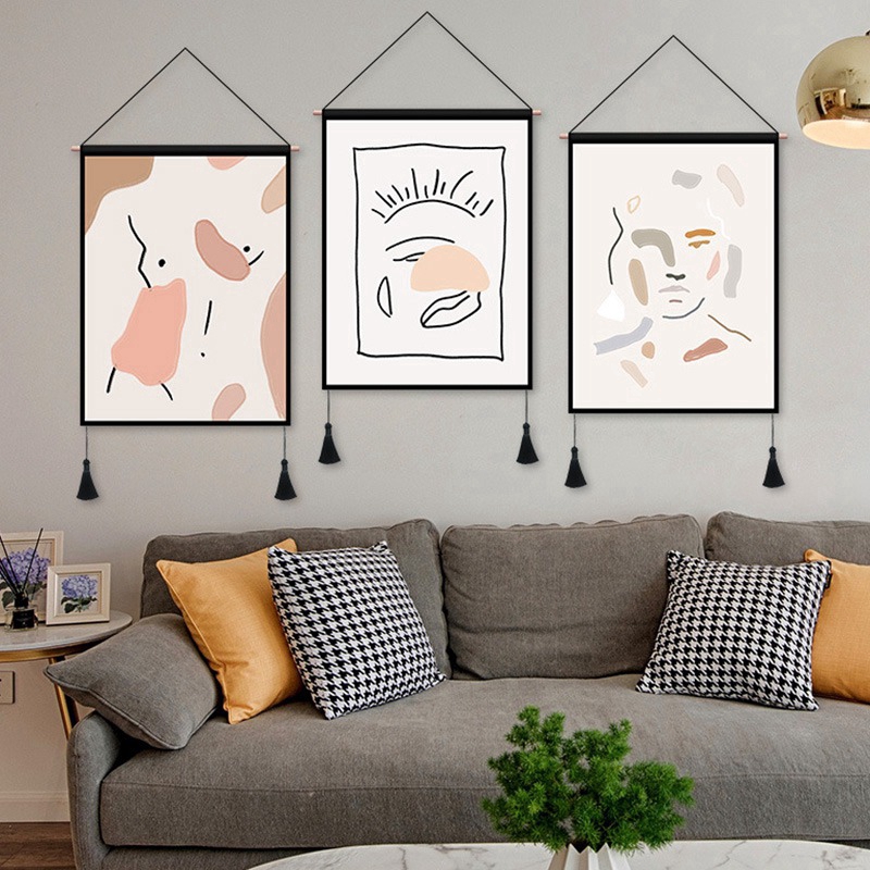 Tranh Vải Treo Tường Trang Trí Phong Cách Tối Giản Cực Kì Tinh Tế | BigBuy360 - bigbuy360.vn