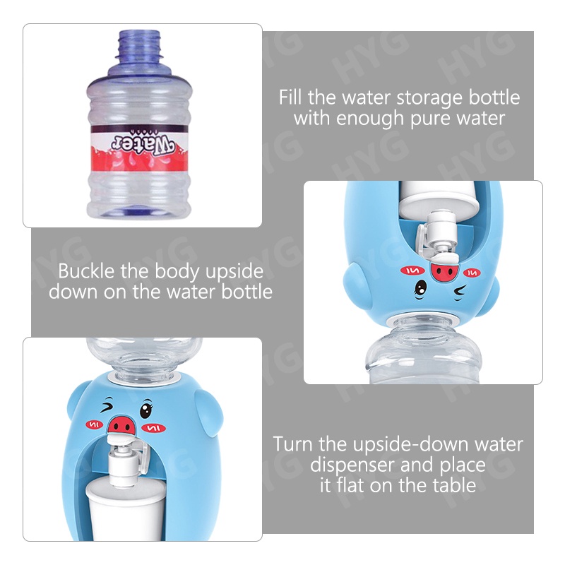 Đồ chơi máy lọc nước HYG Toys thiết kế hình heo dễ thương cho bé nhiều màu tùy chọn