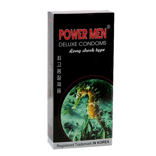 Combo 2 hộp bao cao su power men cá ngưa 24 chiếc kéo dài thời gian quan hệ