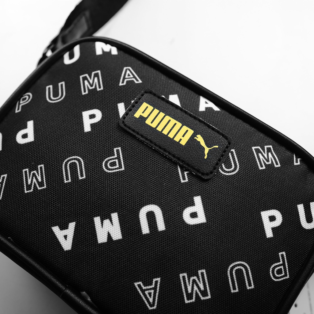 Túi đeo chéo puma phối da nam nữ