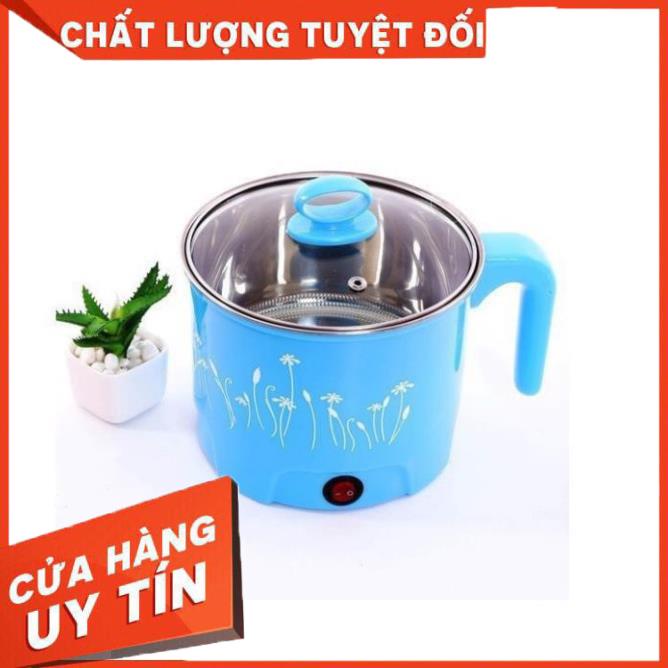 [ Bán Lẻ Giá Sỉ ] Nồi Lẩu, Ca Nấu Mì Siêu Tốc 18Cm Mini Đa Năng, Chiên, Hấp, Lẩu, Rán Siêu Tiện Dụng