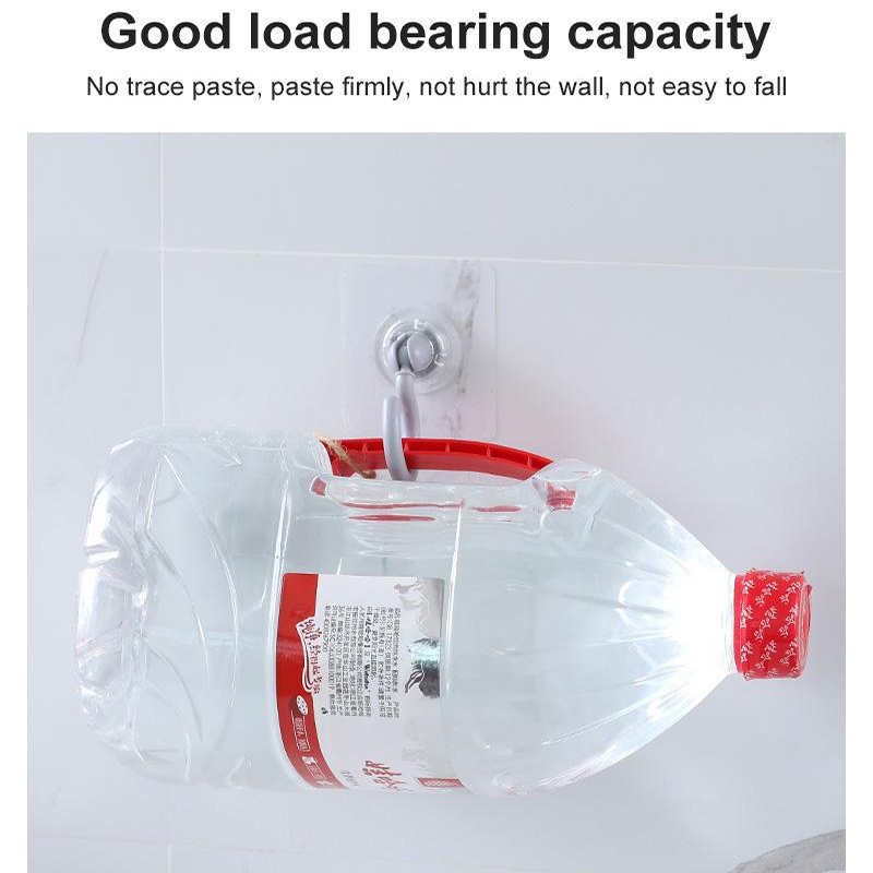 Móc treo đồ gắn tường tự dính đa chức năng xoay 360 độ không cần đóng đinh tiện dụng
