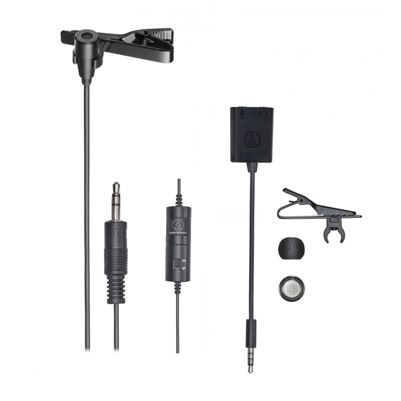 [Mã ELHACE giảm 4% đơn 300K] Micro Gài Áo Cho Máy Ảnh, Máy Quay Audio-Technica ATR3350XIS - Hàng Chính Hãng